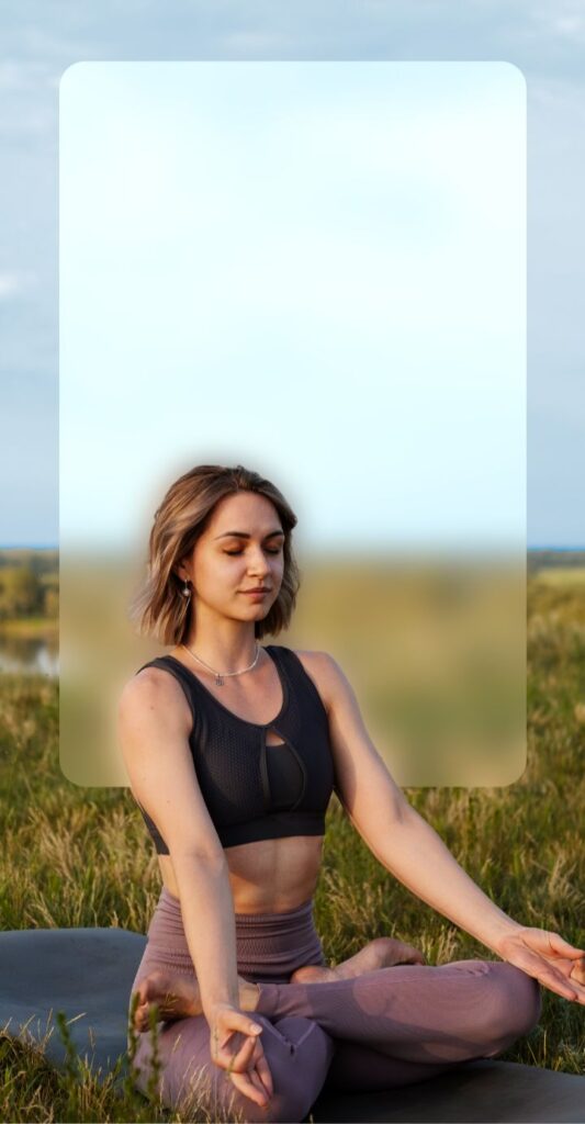 woman in yoga pose after using relax cbd gummies